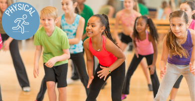 children dancing