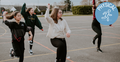 children dancing