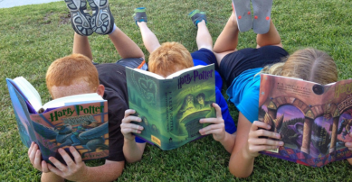 Children reading