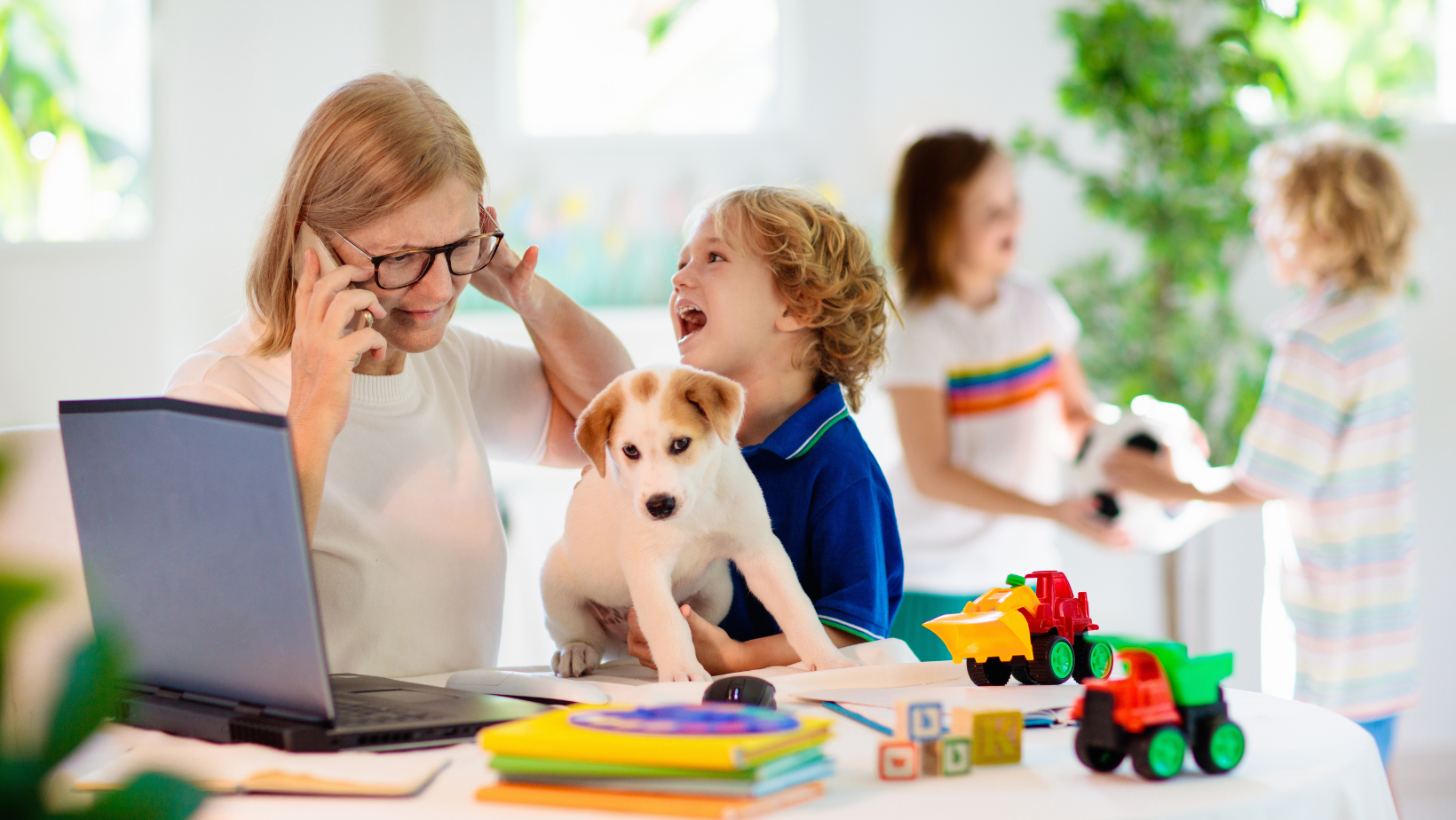 Working from home with kids