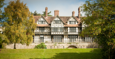 School grounds for a holiday camp