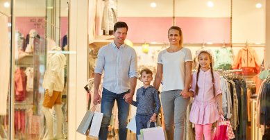 Family shopping