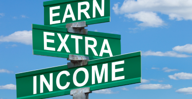 Text saying Earn Extra Income