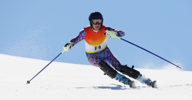 Skiing at the winter olympics