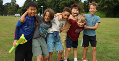 kids at a holiday camp