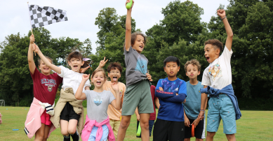 Children on camp