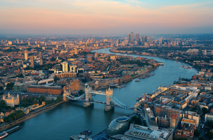 Picture of London and the Thames river