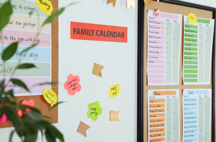 Image of a family organiser