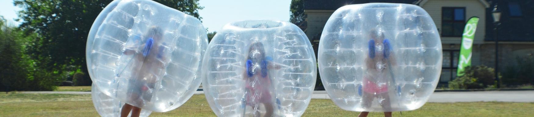 Children zorbing